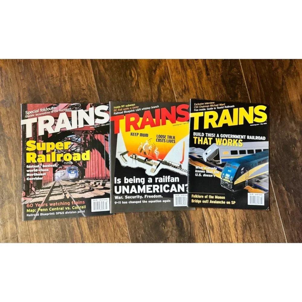 Lot Of 19 Trains Magazine 2003-2007 Featuring Railway Stories Locomotives & More